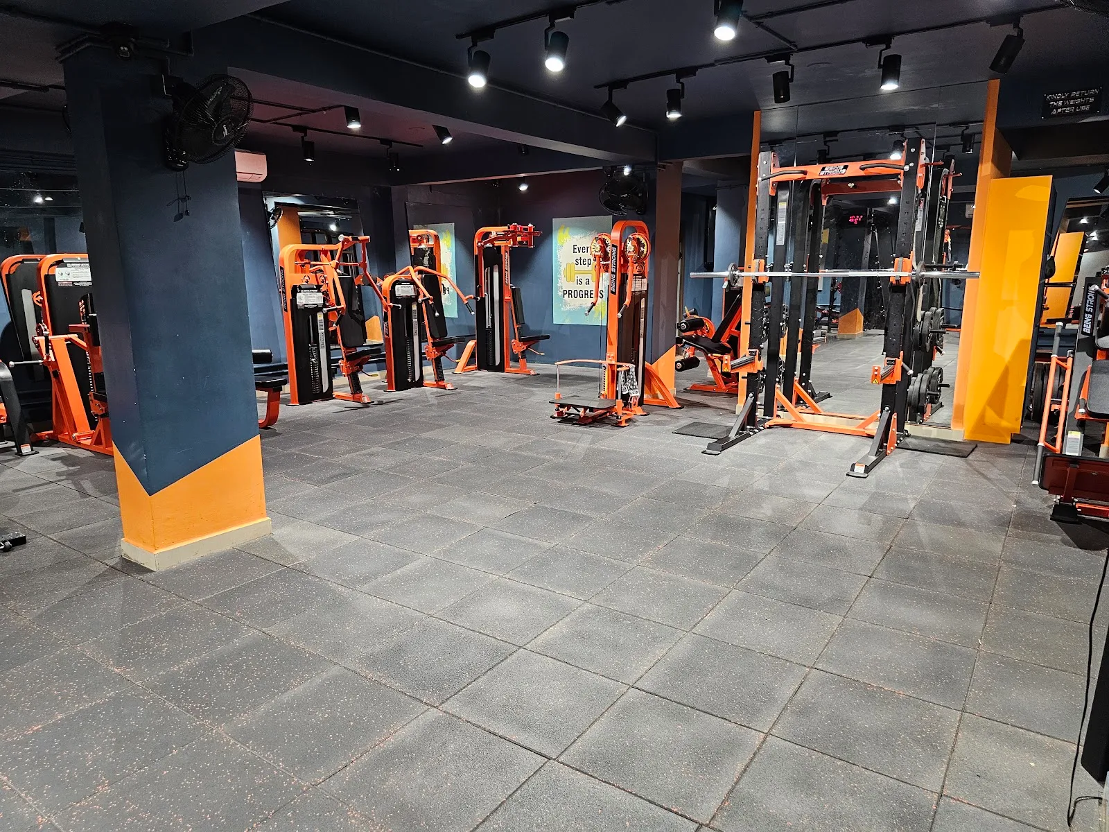 Fitness community presentation imagery